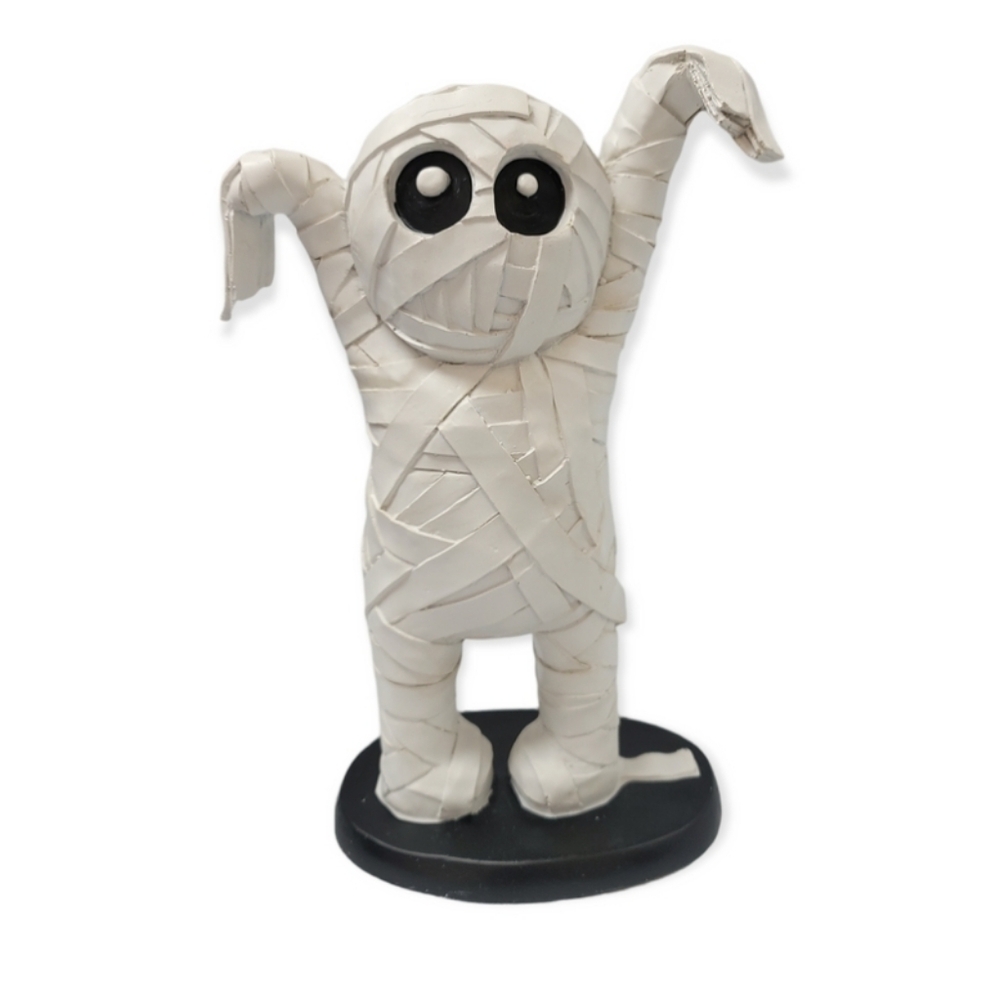 Toil And Trouble 11.75 In Resin White Carl The Mummy Figurine